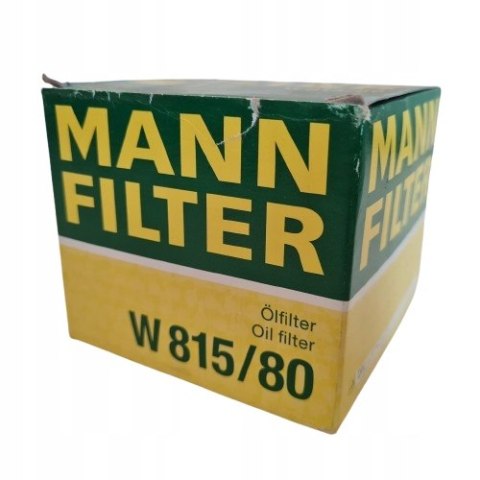 HYUNDAI i30 i40 1.4 1.6 2.0 FILTR OLEJU MANN FILTER W 815/80 HYUNDAI i30 i40 1.4 1.6 2.0 FILTR OLEJU MANN FILTER W 815/80