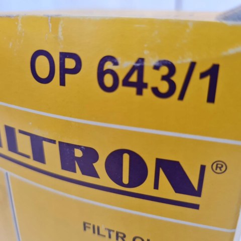 RENAULT CLIO I RAPID 1.9D FILTR OLEJU FILTRON OP 643/1