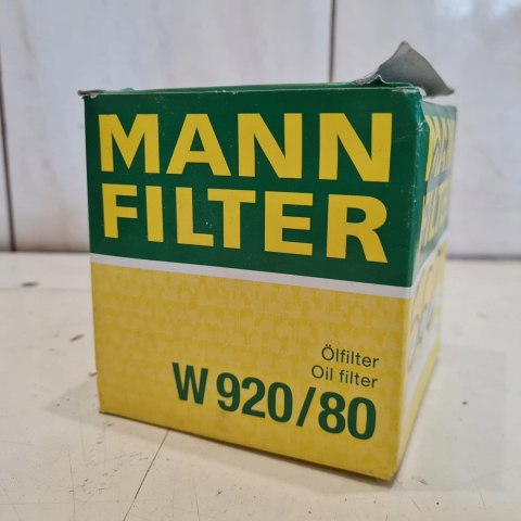 VOLKSWAGEN TARO 2.2 FILTR OLEJU MANN FILTER W 920/80