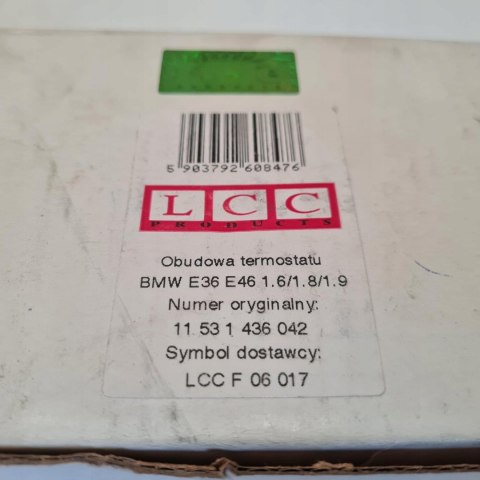 BMW 3 E36 E46 1.6 1.8 1.9 TERMOSTAT LCC F 06 017 BMW 3 E36 E46 1.6 1.8 1.9 TERMOSTAT LCC F 06 017