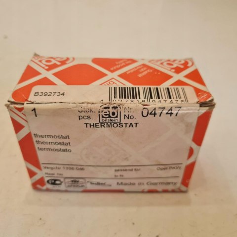 OPEL ASTRA F VECTRA A 1.7D TERMOSTAT FEBI 04747