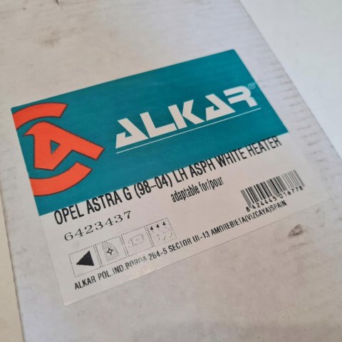 OPEL ASTRA G SZKŁO WKŁAD LUSTERKA LEWE 6423437 OPEL ASTRA G SZKŁO WKŁAD LUSTERKA LEWE 6423437