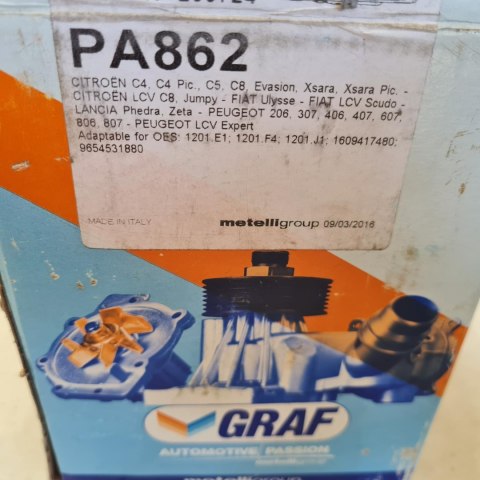 CITROEN JUMPY PEUGEOT EXPERT 2.0 POMPA WODY GRAF PA862