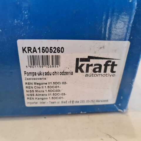RENAULT KANGOO MEGANE SCENIC II 1.5 DCI POMPA WODY KRAFT 1505260