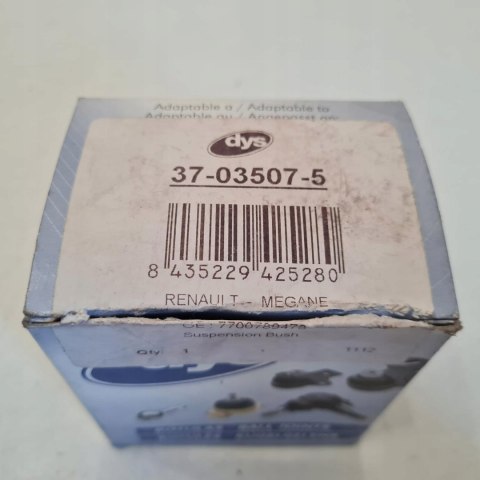 RENAULT MEGANE I TULEJA SILENTBLOCK WAHACZA DYS 37-03507-5 RENAULT MEGANE I TULEJA SILENTBLOCK WAHACZA DYS 37-03507-5