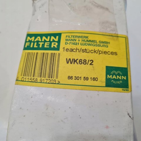 TOYOTA LAND CRUISER 4.5 FILTR PALIWA MANN FILTER WK68/2 TOYOTA LAND CRUISER 4.5 FILTR PALIWA MANN FILTER WK68/2