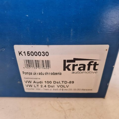 VOLKSWAGEN LT 28 40 POMPA WODY KRAFT 1500030 VOLKSWAGEN LT 28 40 POMPA WODY KRAFT 1500030