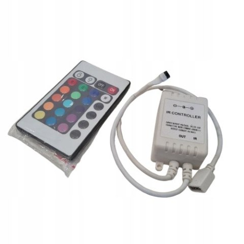 KONTROLER LED IR 24 PRZYCISKI 6A KONTROLER LED IR 24 PRZYCISKI 6A