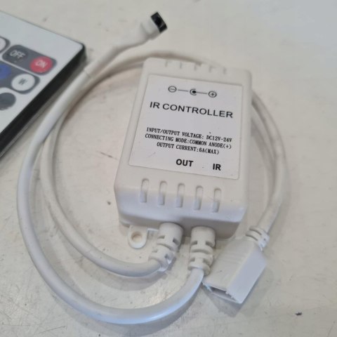 KONTROLER LED IR 24 PRZYCISKI 6A KONTROLER LED IR 24 PRZYCISKI 6A
