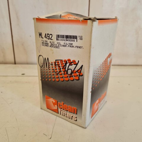 MERCEDES T2 UNIMOG FILTR OLEJU CLEAN FILTERS ML 492