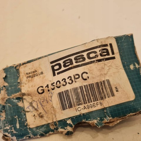 MITSUBISHI PAJERO I II MITSUBISHI L 300 PRZEGUB NAPĘDOWY PASCAL G15033PC MITSUBISHI PAJERO I II MITSUBISHI L 300 PRZEGUB NAPĘDOWY PASCAL G15033PC