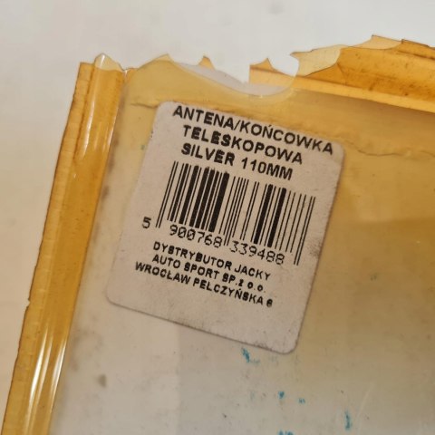 ANTENA TELESKOPOWA KOŃCÓWKA UNIWERSALNA 110-270MM ANTENA TELESKOPOWA KOŃCÓWKA UNIWERSALNA 110-270MM