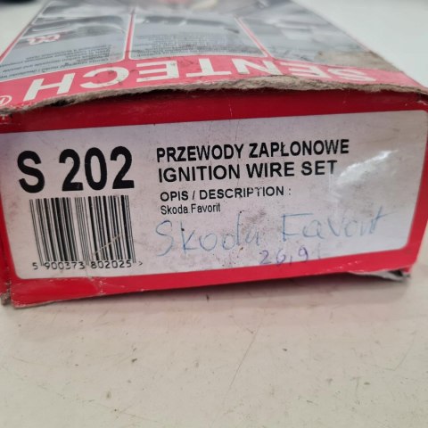 SKODA FAVORIT 1.3 PRZEWODY ZAPŁONOWE SENTECH S 202 SKODA FAVORIT 1.3 PRZEWODY ZAPŁONOWE SENTECH S 202