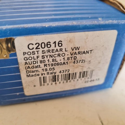 VOLKSWAGEN GOLF III VENTO CYLINDEREK HAMULCOWY C20616 VOLKSWAGEN GOLF III VENTO CYLINDEREK HAMULCOWY C20616