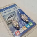 ŻARÓWKI LED 12V KPL 2SZT BIAŁE C5W C10W C21W UNIWERSALNE