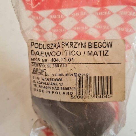 DAEWOO MATIZ PODUSZKA SKRZYNI BIEGÓW DAEWOO MATIZ PODUSZKA SKRZYNI BIEGÓW