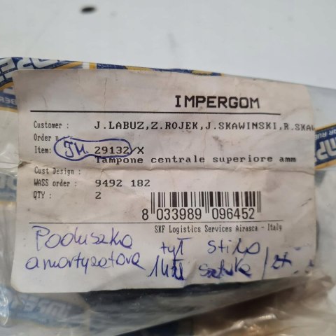 FIAT STILO ODBOJE GUMY AMORTYZATORA KPL IMPERGOM 29132 FIAT STILO ODBOJE GUMY AMORTYZATORA KPL IMPERGOM 29132