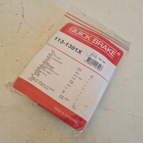 MERCEDES 190 W201 TULEJE PROWADZĄCE ZACISKU KPL QUICK BRAKE 113-1301X MERCEDES 190 W201 TULEJE PROWADZĄCE ZACISKU KPL QUICK BRAKE 113-1301X