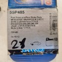 MERCEDES 190 W201 W124 KLOCKI HAMULCOWE KOMPLET SAMKO 5SP485