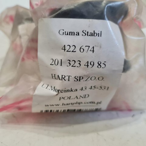 MERCEDES W201 190 GUMY DRĄŻKA STABILIZATORA HART 422 647 MERCEDES W201 190 GUMY DRĄŻKA STABILIZATORA HART 422 647