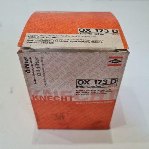 OPEL ASTRA G H CORSA C 1.2 1.4 FILTR OLEJU KNECHT OX 173 D