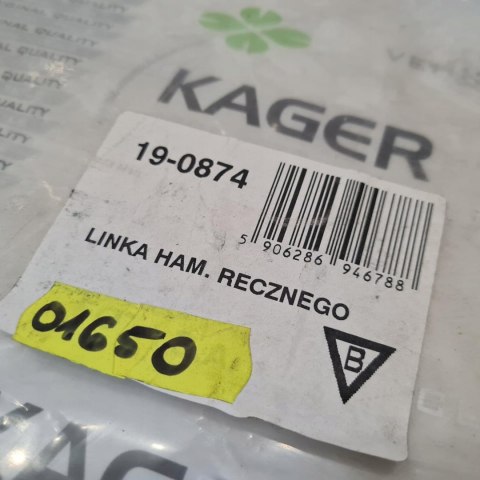 OPEL CORSA B LINKA HAMULCA RĘCZNEGO KAGER 19-0874 OPEL CORSA B LINKA HAMULCA RĘCZNEGO KAGER 19-0874