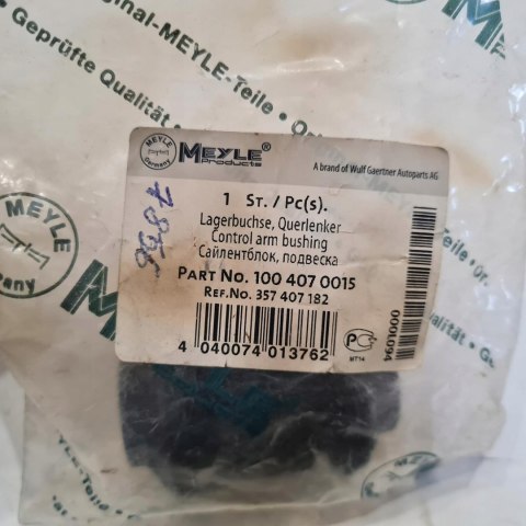 VOLKSWAGEN GOLF IV BORA TULEJA SILENTBLOCK WAHACZA MEYLE 1004070015