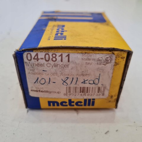 FIAT ALBEA PALIO CYLINDEREK HAMULCOWY METELLI 04-0811 FIAT ALBEA PALIO CYLINDEREK HAMULCOWY METELLI 04-0811