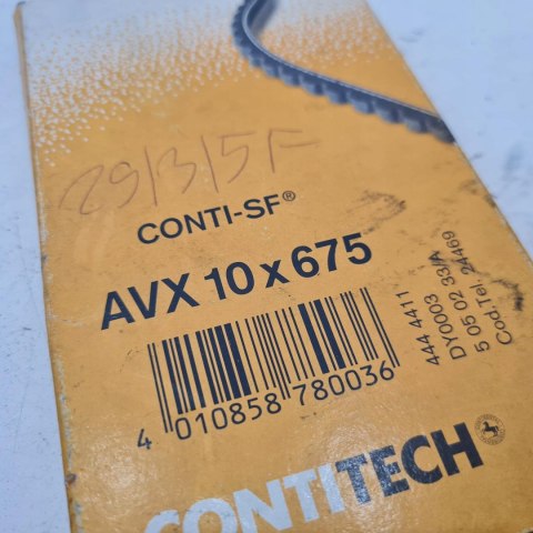 FIAT UNO 1.0 1.1 PASEK KLINOWY OSPRZĘTU CONTITECH AVX 10X675