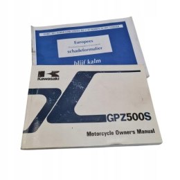 KAWASAKI GPZ 500 S INSTRUKCJA KSIĄŻKA SERWISOWA SERWISÓWKA