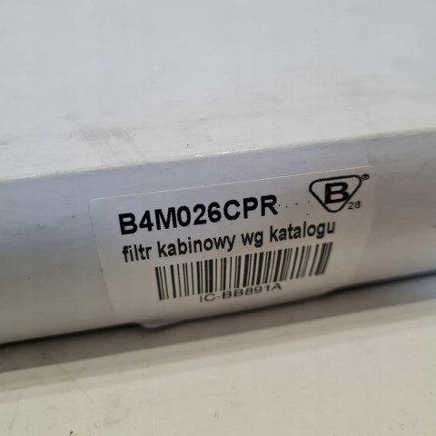 MERCEDES SPRINTER 906 VW CRAFTER FILTR KABINOWY B4M026CPR MERCEDES SPRINTER 906 VW CRAFTER FILTR KABINOWY B4M026CPR