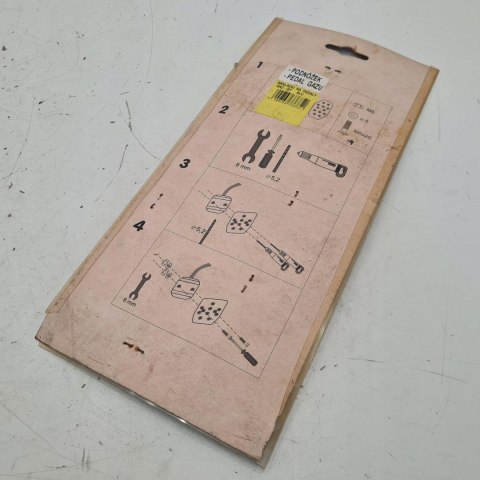 NAKŁADKA NA PEDAŁ GAZU SPORTOWA ALUMINIUM UNIWERSALNA