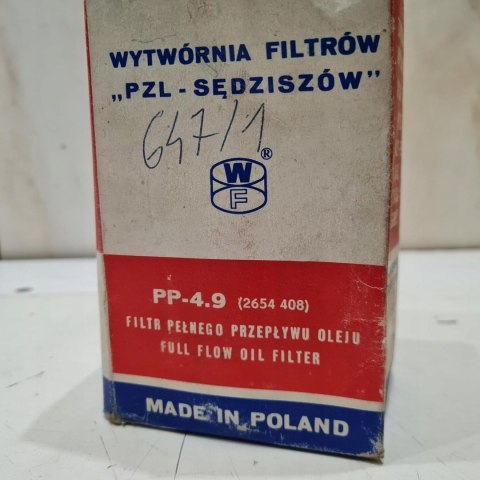 VOLKSWAGEN TRANSPORTER III 1.9 2.1 FILTR OLEJU PZL SĘDZISZÓW PP-4.9 VOLKSWAGEN TRANSPORTER III 1.9 2.1 FILTR OLEJU PZL SĘDZISZÓW PP-4.9