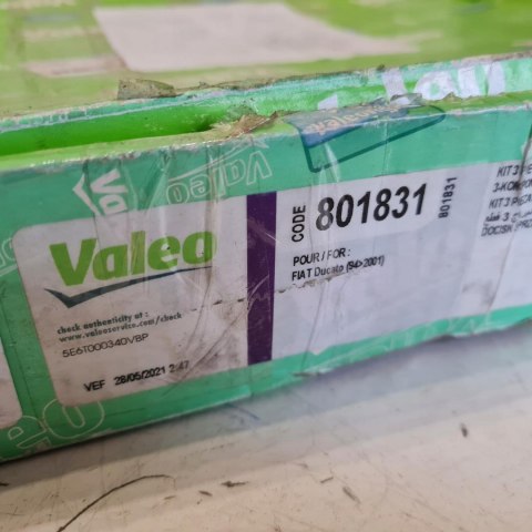 FIAT DUCATO 94-02 1.9 TD SPRZĘGŁO TARCZA DOCISK ŁOŻYSKO KPL VALEO 801831