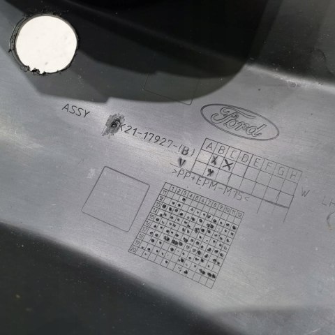 FORD TRANSIT CUSTOM NAROŻNIK ZDERZAKA LEWY TYŁ BK21-17927-B