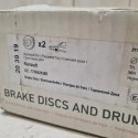 RENAULT CLIO III V MEGANE II TARCZE HAMULCOWE PRZÓD KOMPLET NK 203919