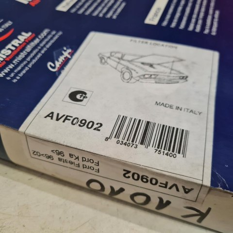 FORD FIESTA KA 96- FILTR KABINOWY MISTRAL AVF0902 FORD FIESTA KA 96- FILTR KABINOWY MISTRAL AVF0902