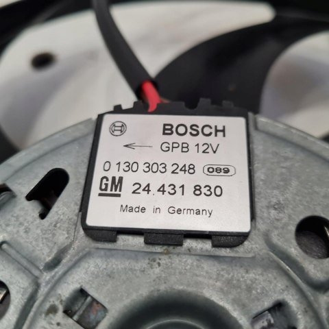 OPEL ASTRA G ZAFIRA A WENTYLATOR CHŁODNICY GM 24431830 OPEL ASTRA G ZAFIRA A WENTYLATOR CHŁODNICY GM 24431830