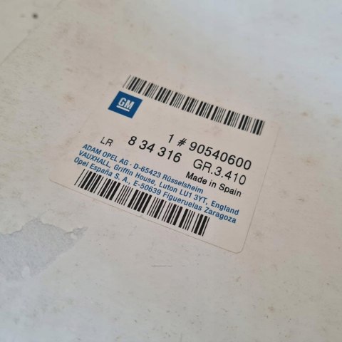 OPEL VECTRA B 2.0 2.2 DTI FILTR POWIETRZA GM 90540600