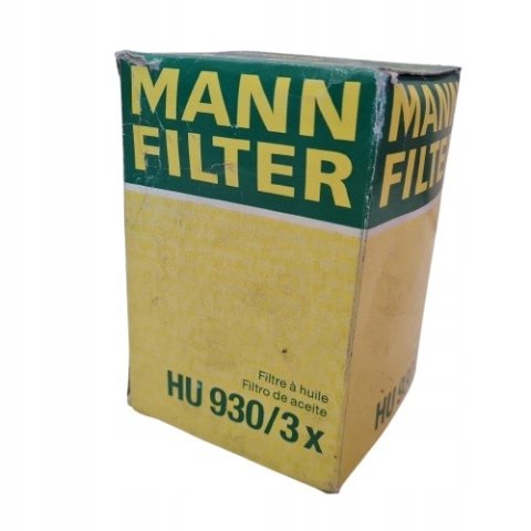 BMW 5 6 7 E28 E34 E24 E23 E32 FILTR OLEJU MANN FILTER HU 930/3X BMW 5 6 7 E28 E34 E24 E23 E32 FILTR OLEJU MANN FILTER HU 930/3X