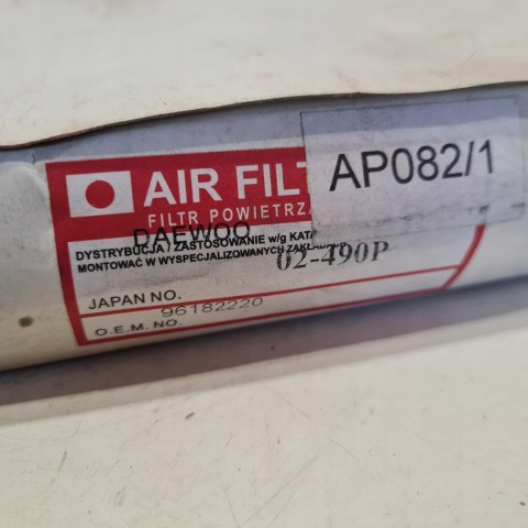 DAEWOO LANOS FILTR POWIETRZA 02-490P DAEWOO LANOS FILTR POWIETRZA 02-490P