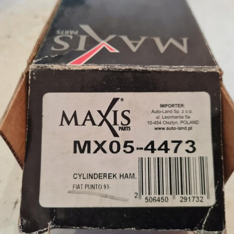 FIAT PUNTO I CYLINDEREK HAMULCOWY MAXIS MX05-4473 FIAT PUNTO I CYLINDEREK HAMULCOWY MAXIS MX05-4473