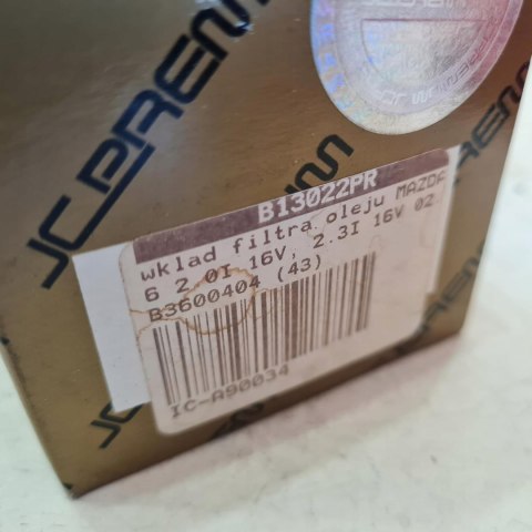 FORD MONDEO III MAZDA 6 1.8 2.0 FILTR OLEJU JC PREMIUM B13022PR FORD MONDEO III MAZDA 6 1.8 2.0 FILTR OLEJU JC PREMIUM B13022PR