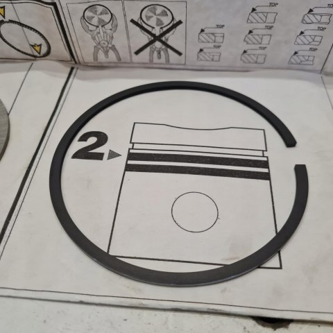 FORD TRANSIT 2.5D PIERŚCIENIE TŁOKA GOETZE 08-780121-00