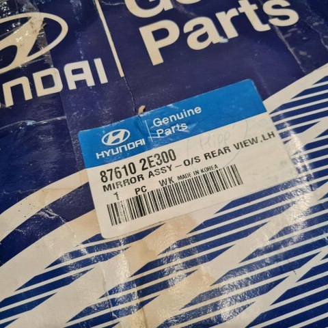 HYUNDAI TUCSON 04-08 LUSTERKO ZEWNĘTRZNE LEWE OE 87610 2E300 HYUNDAI TUCSON 04-08 LUSTERKO ZEWNĘTRZNE LEWE OE 87610 2E300