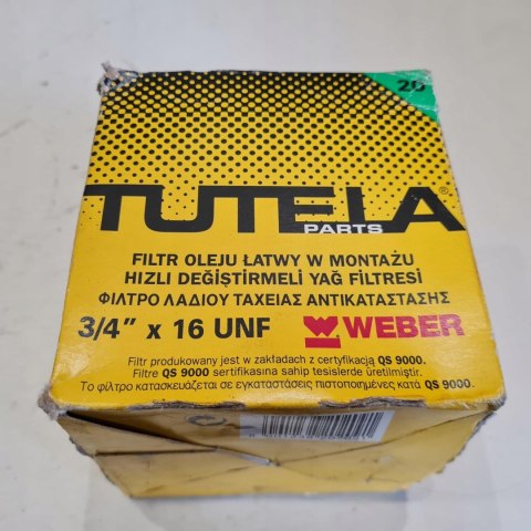 FIAT DUCATO 1.9 TD 94-02 FILTR OLEJU TUTELA 3/4'' x 16 UNF