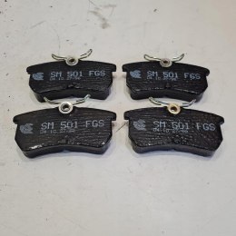 FORD FOCUS I KLOCKI HAMULCOWE TYŁ KOMPLET STEINHOF SM 501