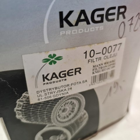 NISSAN ALMERA N15 BLUEBIRD CHERRY II FILTR OLEJU KAGER 10-0077