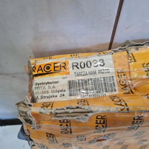 OPEL ASTRA F VECTRA A 1.8 1.7D TARCZE HAMULCOWE KOMPLET RACER R0033 OPEL ASTRA F VECTRA A 1.8 1.7D TARCZE HAMULCOWE KOMPLET RACER R0033