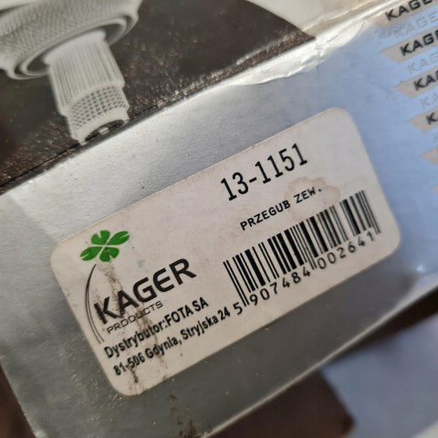 OPEL KADETT E VECTRA A 1.8 2.0 PRZEGUB NAPĘDOWY KAGER 13-1151